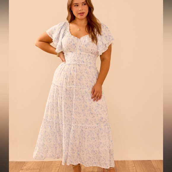Arula Dallis Floral Maxi Dress NWT X 0X - Picture 1 of 5